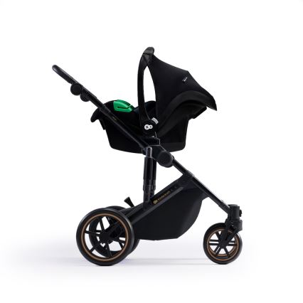 KINDERKRAFT SELECT - Poussette combinée 3en1 PRIME 2 Premium Dark vert + siège auto