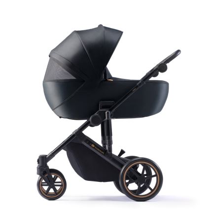 KINDERKRAFT SELECT - Poussette combinée 3en1 PRIME 2 Premium Venezian noir + siège auto
