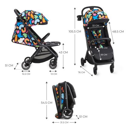 KINDERKRAFT SELECT - Poussette NUBI 2 Happy shapes