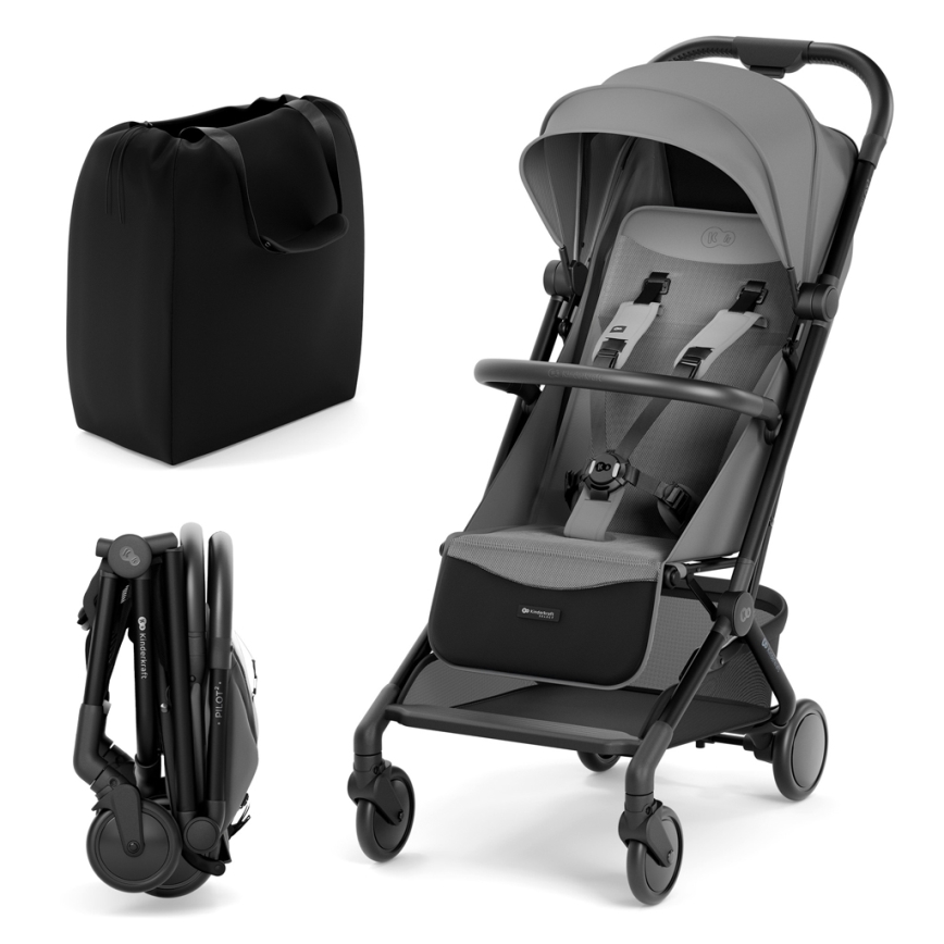 KINDERKRAFT SELECT - Poussette PILOT 2 gris