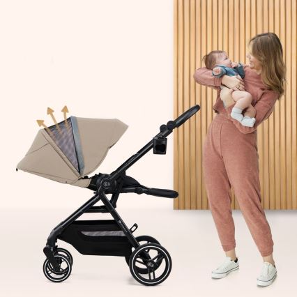 KINDERKRAFT SELECT - Poussette sportive YOXI Sable beige