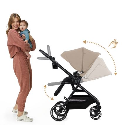 KINDERKRAFT SELECT - Poussette sportive YOXI Sable beige