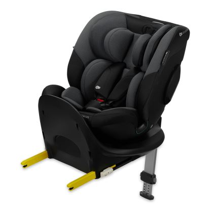 KINDERKRAFT SELECT - Siège auto avec base pivotante I-FIX (40-150 cm) Noir graphite