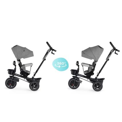 KINDERKRAFT - Tricycle enfant 5en1 SPINSTEP gris