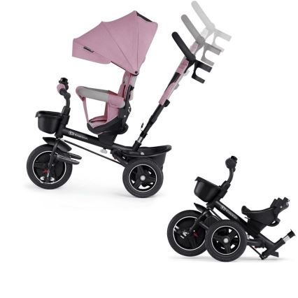 KINDERKRAFT - Tricycle enfant 5en1 SPINSTEP rose