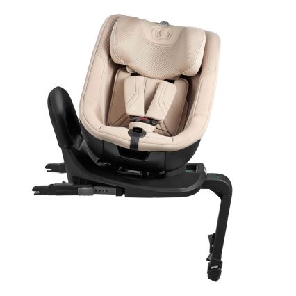 KINDERKRAFT - Siège-auto avec base rotative I-GUARD PRO i-Size 61-105 cm beige