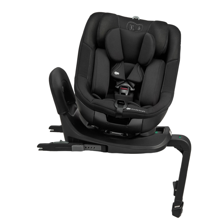 KINDERKRAFT - Siège-auto avec base rotative I-GUARD i-Size 40-105 cm noir