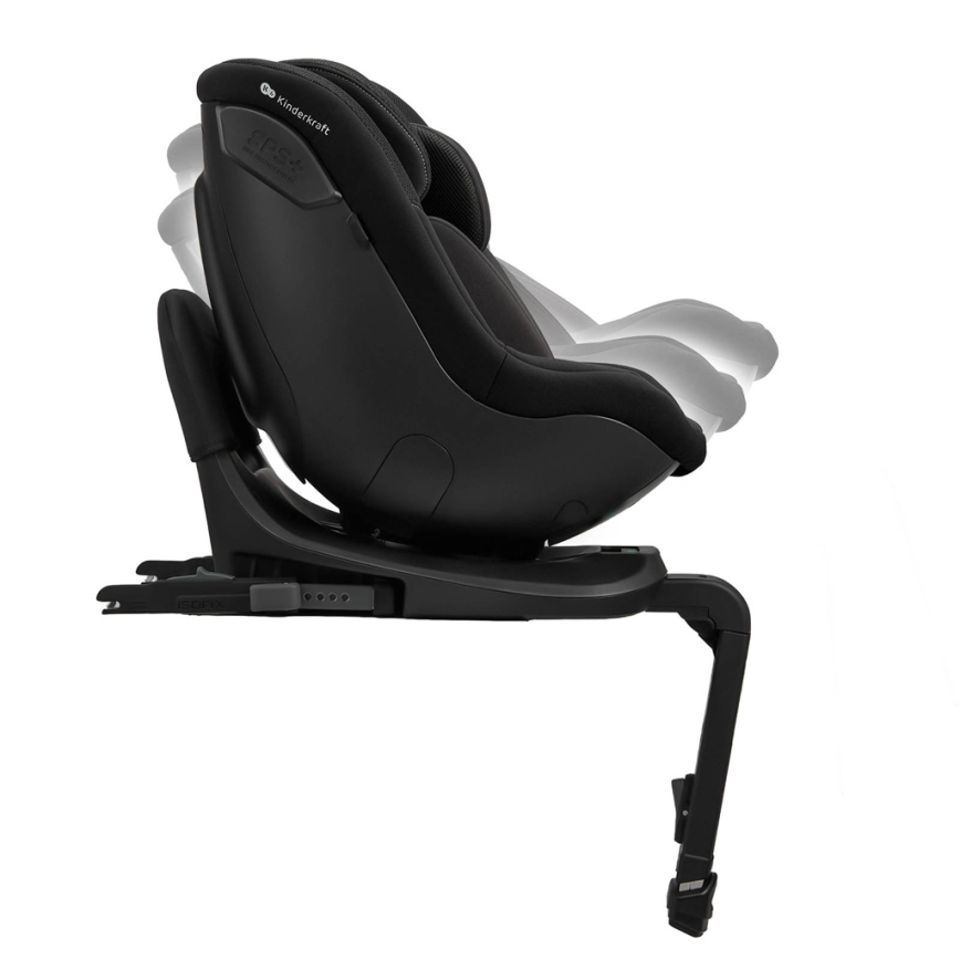 KINDERKRAFT - Siège-auto avec base rotative I-GUARD i-Size 40-105 cm noir