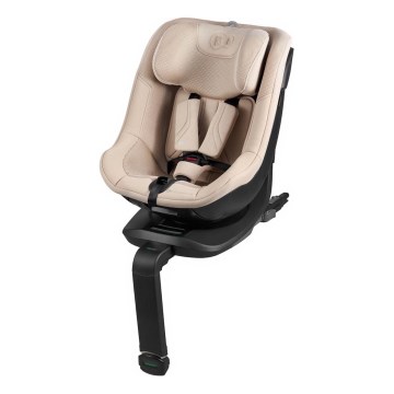KINDERKRAFT - Siège-auto avec base rotative I-GUARD PRO i-Size 61-105 cm beige