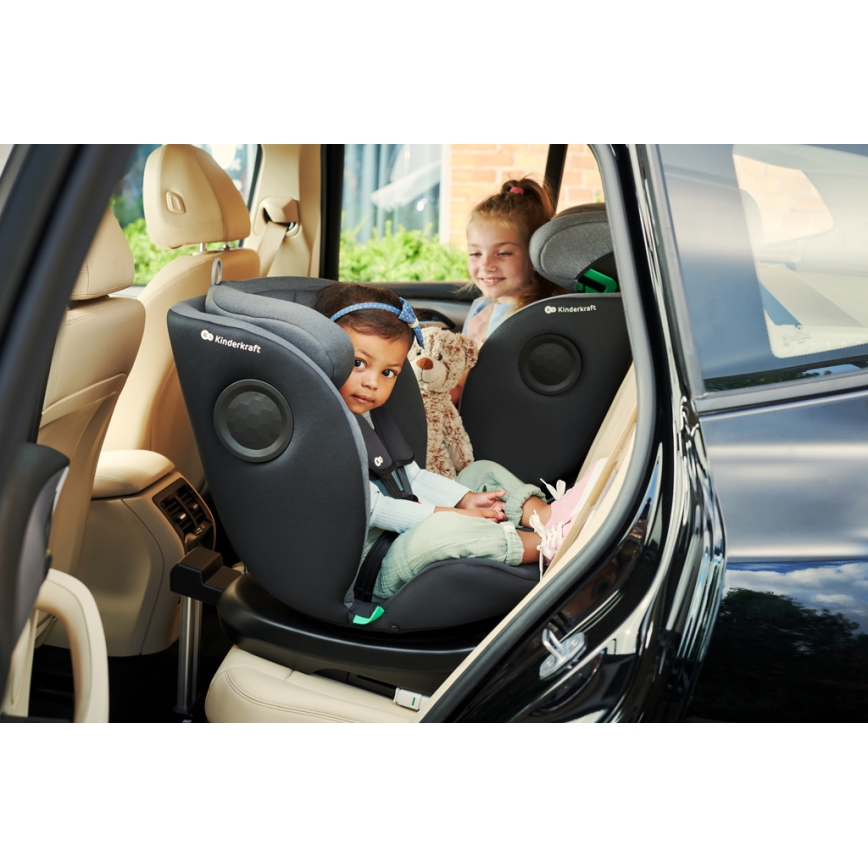 KINDERKRAFT - Siège auto I-360 i-Taille (40-150 cm) noir