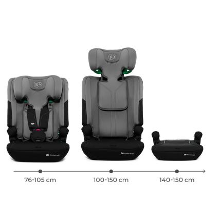 KINDERKRAFT - Siège auto I-COMFY i-Size 76-150 cm gris