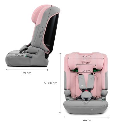 KINDERKRAFT - Siège auto I-COMFY i-Size 76-150 cm rose