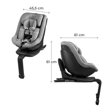 KINDERKRAFT - Siège auto I-GUARD i-Size 40-105 cm gris