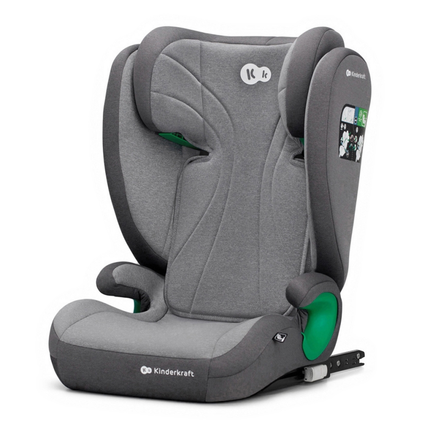 KINDERKRAFT - Siège auto JUNIOR FIX 2 (100-150 cm) Fusée gris