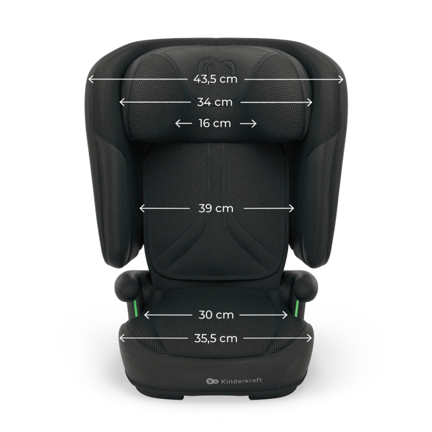 KINDERKRAFT - Siège auto pliable UNITY 2 i-Size 100-150 cm noir