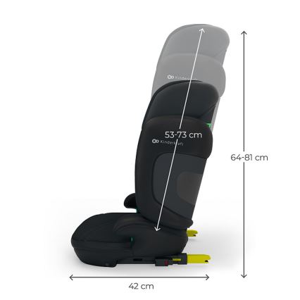 KINDERKRAFT - Siège-auto pliable XPAND 2 PRO 100-150 cm beige