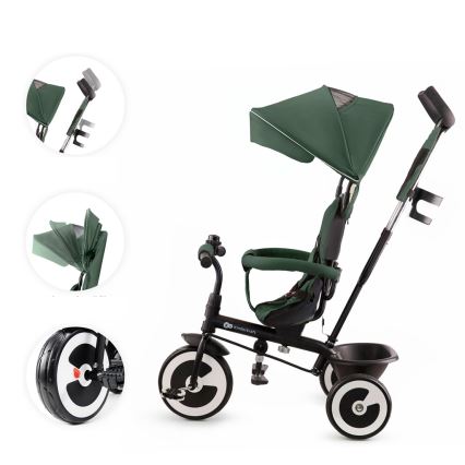 KINDERKRAFT - Tricycle enfant ASTON Mystic vert