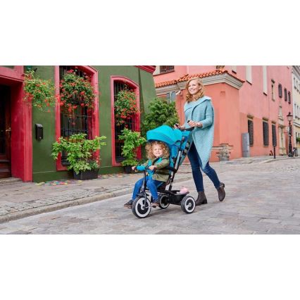 KINDERKRAFT - Tricycle pour enfant ASTON turquoise