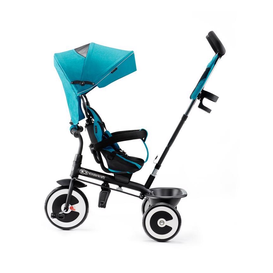 KINDERKRAFT - Tricycle pour enfant ASTON turquoise