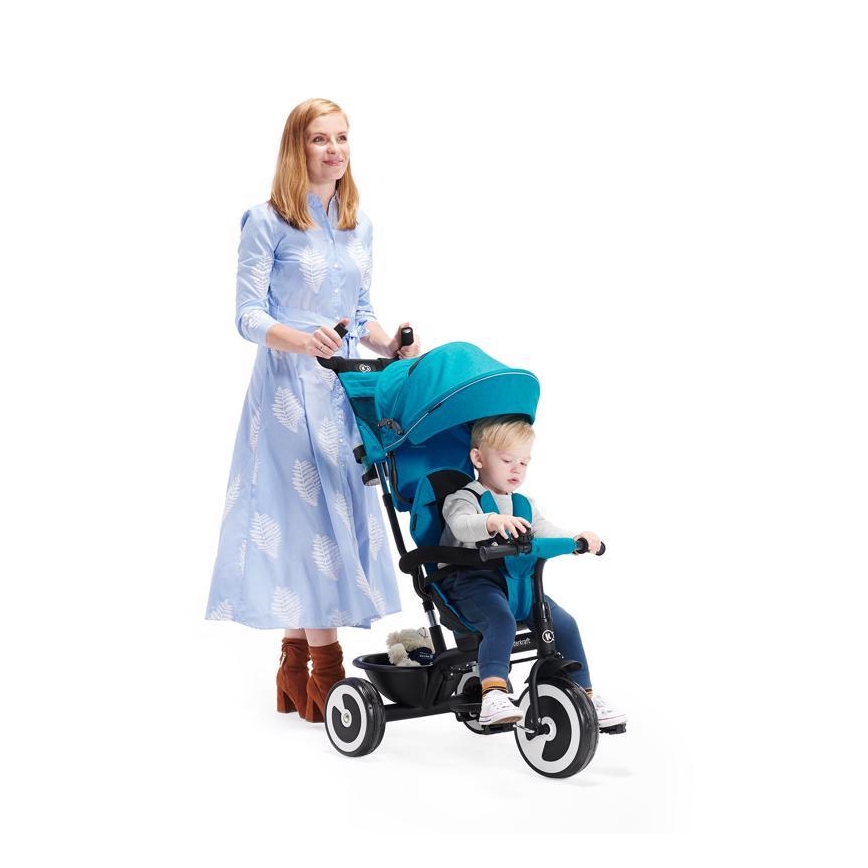 KINDERKRAFT - Tricycle pour enfant ASTON turquoise