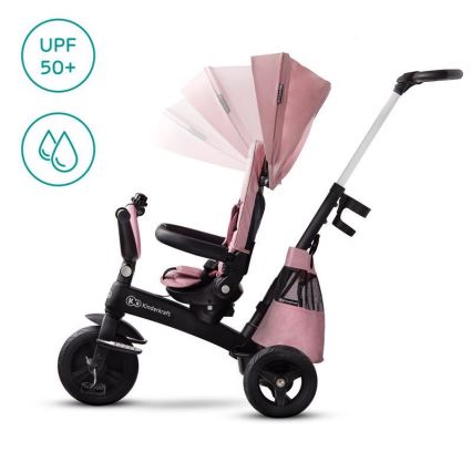 KINDERKRAFT - Tricycle pour enfants 5v1 EASYTWIST rose/noir