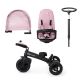 KINDERKRAFT - Tricycle pour enfants 5v1 EASYTWIST rose/noir