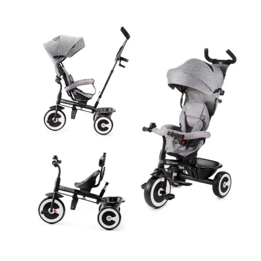 KINDERKRAFT - Tricycle pour enfants ASTON gris