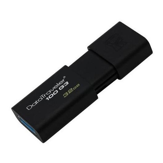 Kingston - Clef USB DATATRAVELER 100 G3 USB 3.0 32GB noir