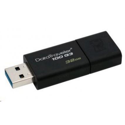 Kingston - Clef USB DATATRAVELER 100 G3 USB 3.0 32GB noir