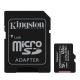 Kingston - MicroSDXC 128GB Canvas Select Plus U1 100MB/s + adaptateur SD