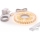 KIT 1x ruban LED MYLIVING LIGHTSTRIP LED/22W/230V 5 m + 5x profil encastrable 1 m argent/blanc