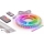 KIT 1x ruban LED RGBW dimmable NEO LITE MUSIC LED/24W/230V 5 m IP65 Wi‑Fi Tuya + 5 profils encastrables de 1 m, argenté/blanc + télécommande