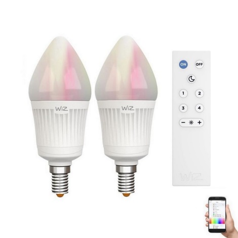 4 ampoules connectées contrôlables par télécommande