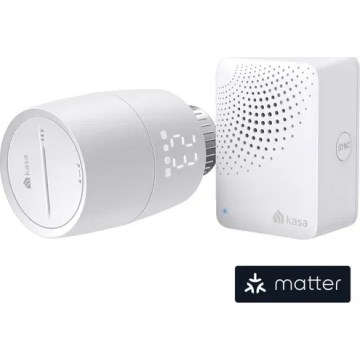 Kit de base de têtes thermostatiques Tuya avec écran LCD 2xAA