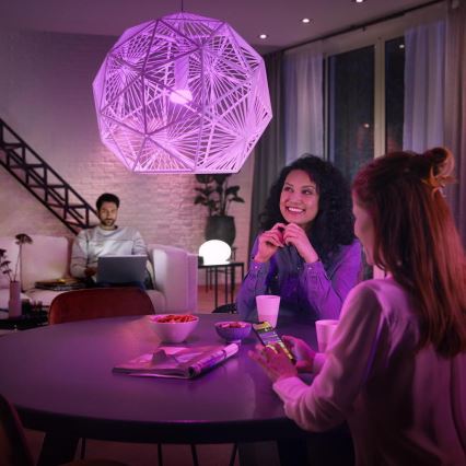 Pack de démarrage Philips Hue WHITE AND COLOR AMBIANCE 3xE27/9W 2000–6500 K + pont Hue et télécommande à variateur