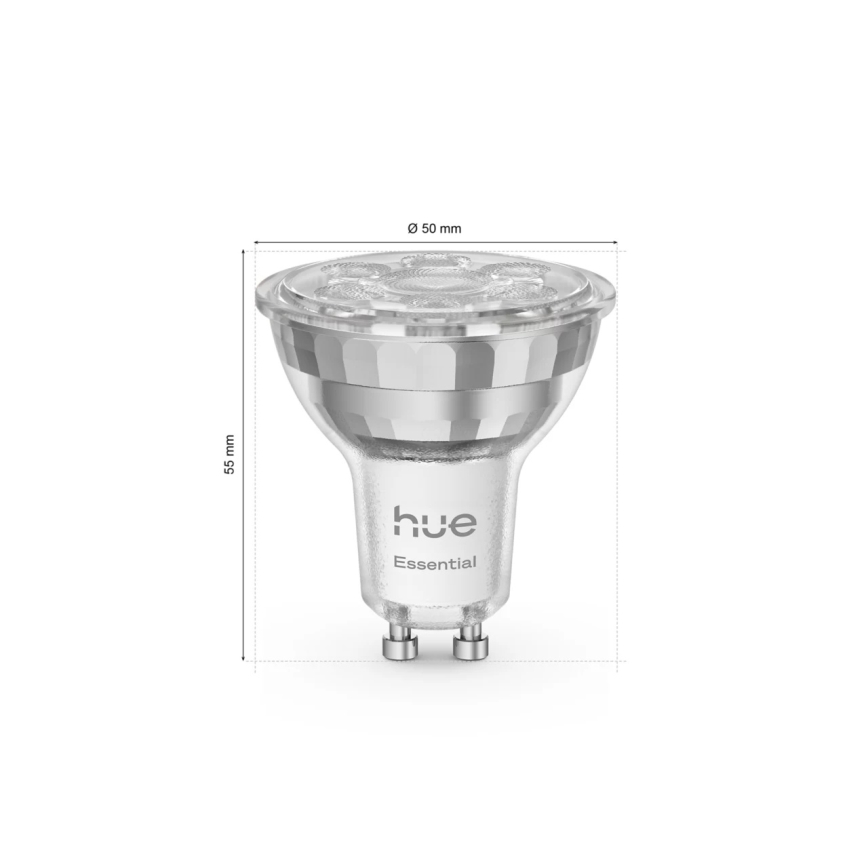 Pack de démarrage Philips Hue White And Color Ambiance Essential 3xGU10/4,7W/230V 2200-6500K + Hue Bridge