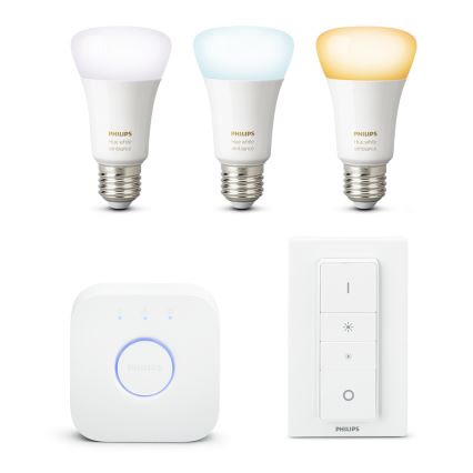 Kit de base Philips Hue WHITE AMBIANCE 3xE27/9,5W/230V