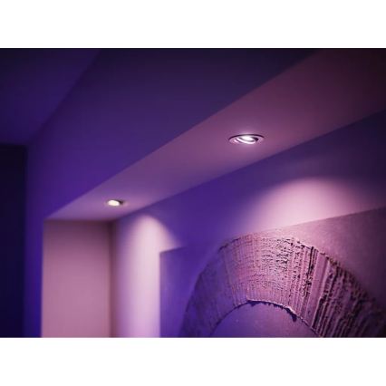 Kit de démarrage Philips Hue WHITE AND COLOR AMBIANCE 3xGU10/4,2W/230V 2200-6500K + pont Hue
