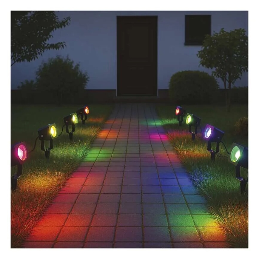 Lampe d'extérieur RGBIC à intensité variable GoSmart - extension LED/1,5W/230V 3000-6500K IP65 Wi-Fi Tuya