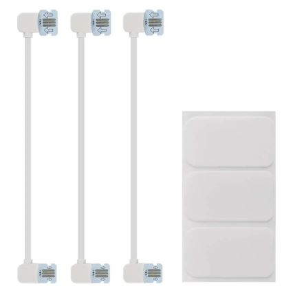 Pack de 3 panneaux LED RGBIC+CCT dimmables - module d'extension LED/1,8W/230V Wi-Fi Tuya