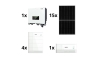Kit solaire SOFAR Solar - 6kWp JINKO + 6kW SOFAR convertisseur hybride 3f + batterie 10,24 kWh