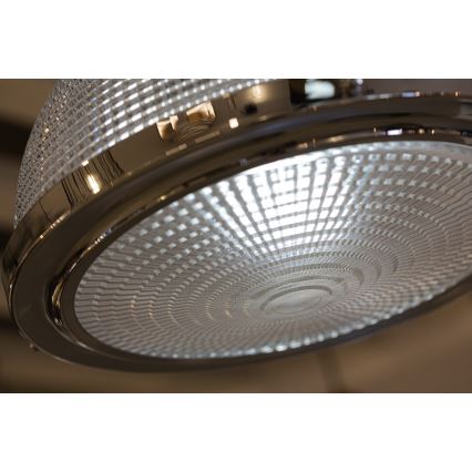 Lustre sur barre THOR 1xE27/11W/230V chrome brillant