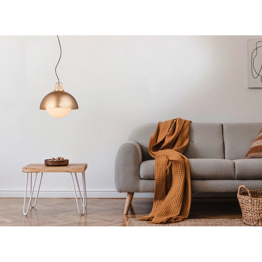 Suspension filaire GRAVEN 1xE27/11W/230V doré
