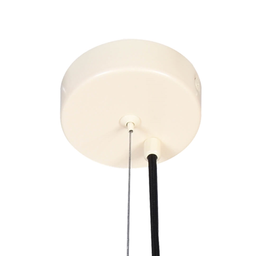 Suspension filaire ABEL 2xE27/11W/230V diam. 28 cm crème