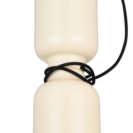 Suspension filaire ABEL 2xE27/11W/230V diam. 13 cm crème