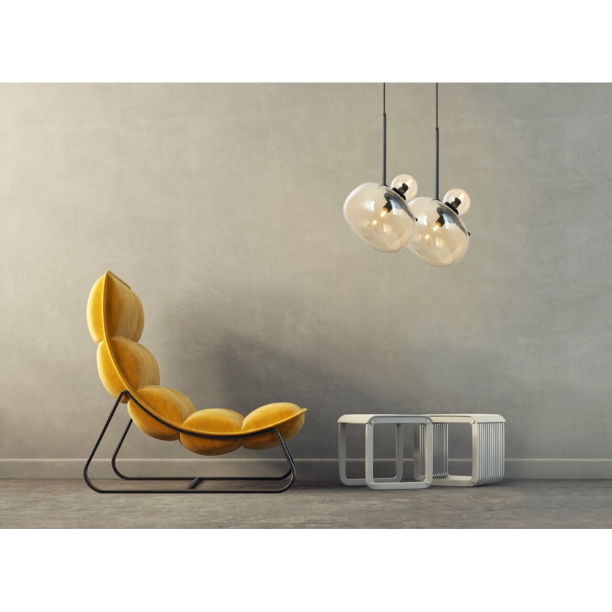 Suspension filaire VESTA 1xE27/7W/230V + 1xG9/3W/230V beige