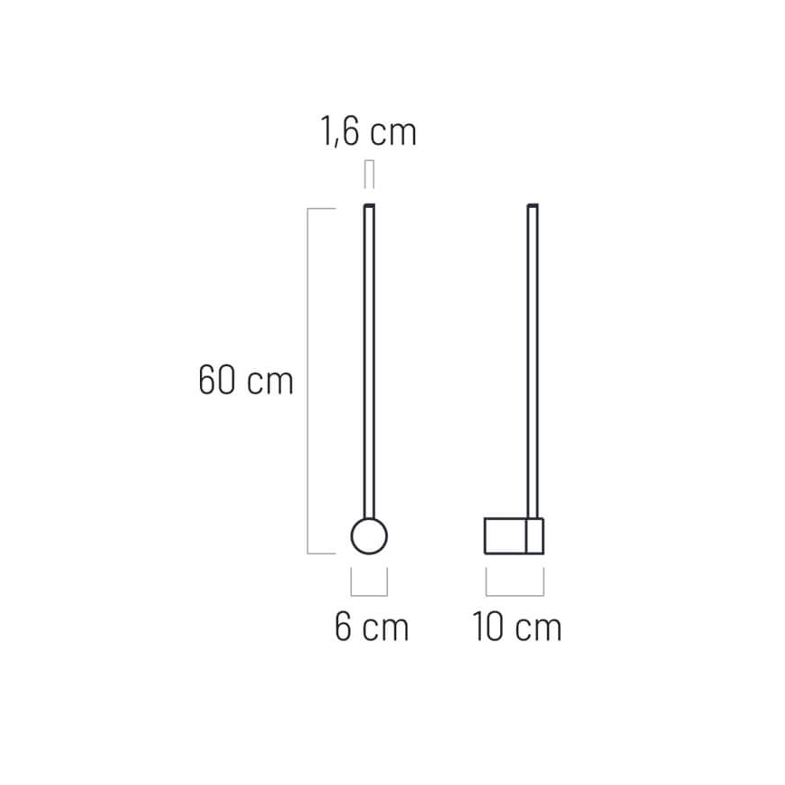  Applique murale LED/7W/230V noir