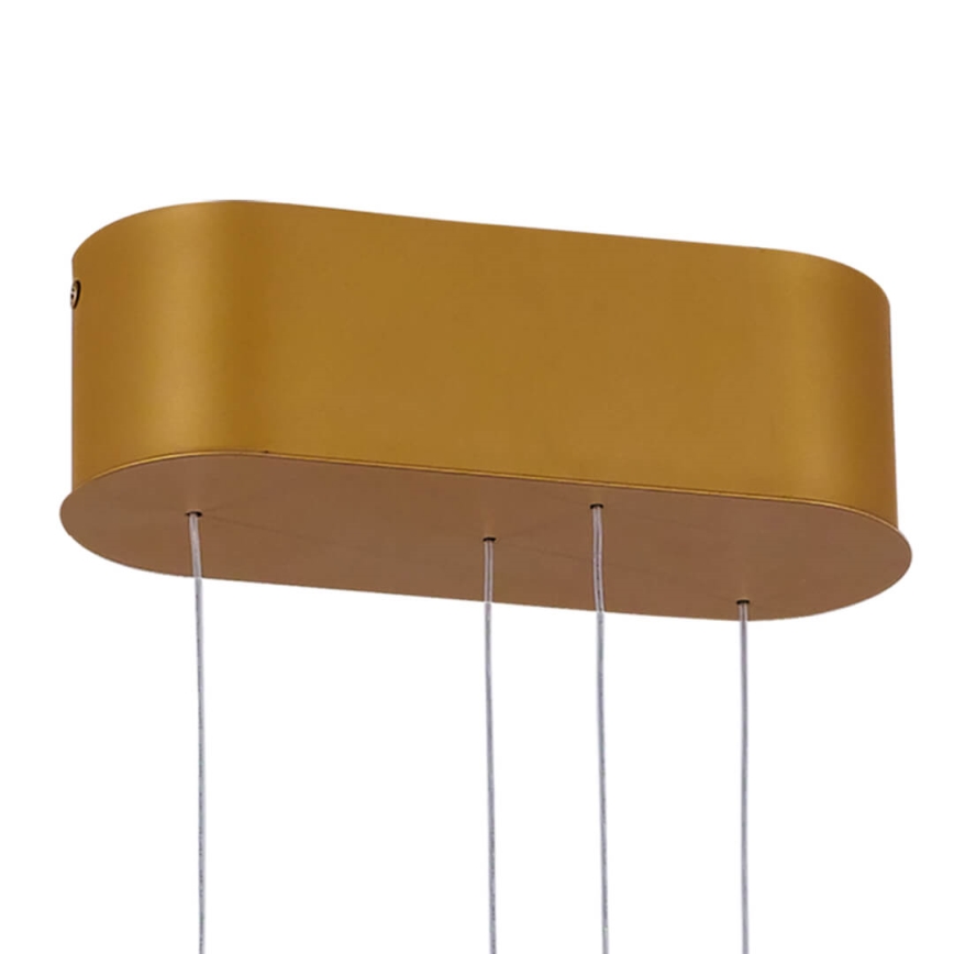 Suspension à intensité variable LIV LED/50W/230V doré + Télécommande