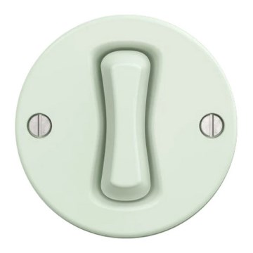 Kliklap - Bouton rétro sans cadre, vert menthe