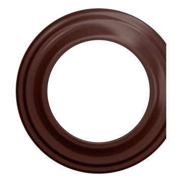Kliklap - Cadre rétro bordure marron